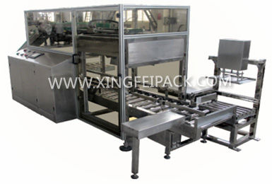 Encaisseuse horizontale - XFC-ZX - Shanghai Xingfei Packaging Machinery Co., Ltd. - automatique / pour bouteilles en verre / de sacs