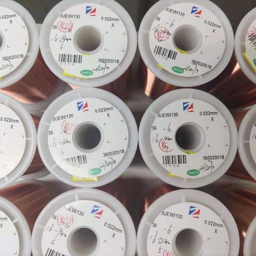 Fil électrique émaillé - UEW/130 - BAIYIN YIZHI CHANGTONG SUPER MICRO-WIRE COMPANY - en cuivre / en polyuréthane / rond