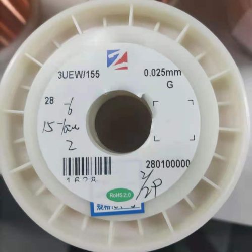 Fil électrique émaillé - UEW/155 - BAIYIN YIZHI CHANGTONG SUPER MICRO-WIRE COMPANY - en cuivre / en polyuréthane / rond