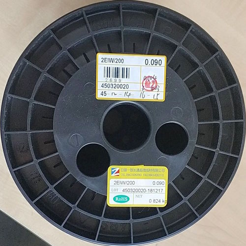 Fil électrique émaillé - EIAIW/200 - BAIYIN YIZHI CHANGTONG SUPER MICRO-WIRE COMPANY - en cuivre / en polyamide-imide / en polyétherimide