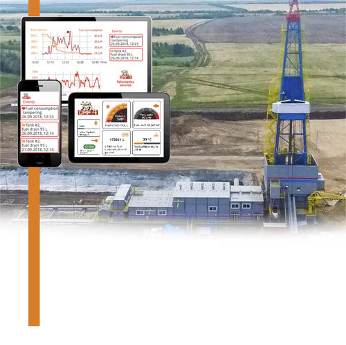 Système de surveillance de consommation de carburant - TECHNOTON - pour foreuse / sans fil / en temps réel