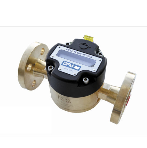 Débitmètre à pistons rotatifs - DFM Marine - TECHNOTON - pour huile / pour carburant / fileté