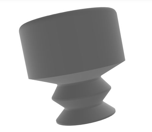Ventouse à soufflet - 210.010.184.02 - Morali GmbH - en silicone / en polyuréthane / en silicone