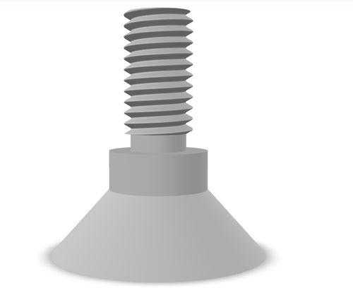 Ventouse ronde - 14.025.040.02 - Morali GmbH - en silicone