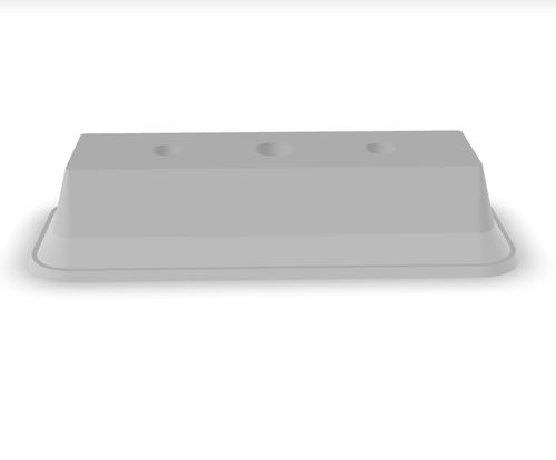 Ventouse rectangulaire - 33.050020.019.01 - Morali GmbH - en silicone / en NBR