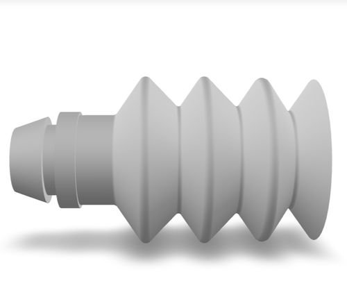 Ventouse à soufflet - 230.025.031.02 - Morali GmbH - en silicone
