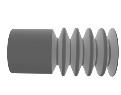 Ventouse à soufflet - 240.010.028.01 - Morali GmbH - en silicone / en NBR