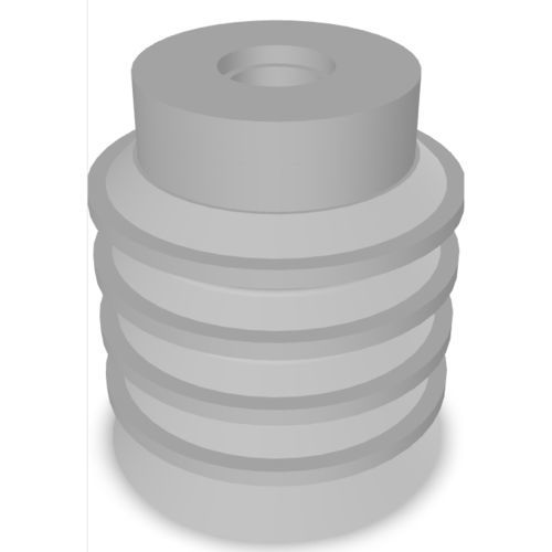 Ventouse à soufflet - 240.020.002.01 - Morali GmbH - en silicone / en NBR