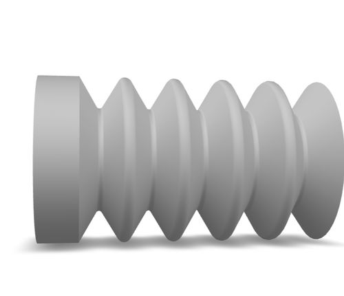 Ventouse à soufflet - 240.025.016.02 - Morali GmbH - en silicone