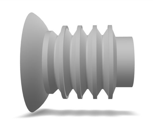 Ventouse à soufflet - 240.041.031.02 - Morali GmbH - en silicone