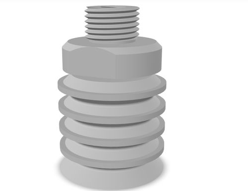 Ventouse à soufflet - 241.020.001.01 - Morali GmbH - en silicone / en NBR