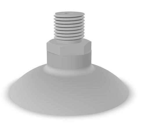 Ventouse ronde - 14.053.003.01 - Morali GmbH - en NBR