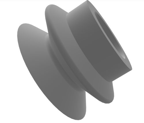 Ventouse à soufflet - 210.034.227.02 - Morali GmbH - en silicone