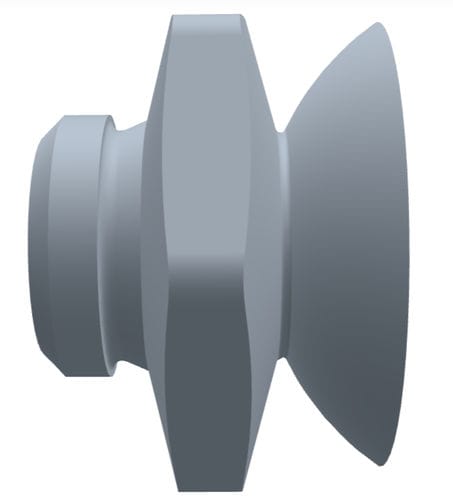 Ventouse à soufflet - 210.040.173.01 - Morali GmbH - en NBR