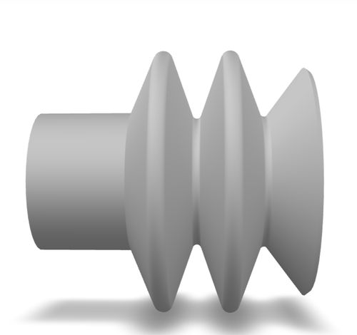 Ventouse à soufflet - 220.026.110.02 - Morali GmbH - en silicone / en polyuréthane