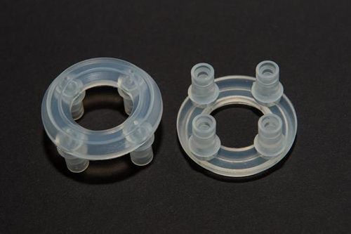 Ventouse circulaire - RC.032.029.02-40 - Morali GmbH - en silicone / 40 shore A / pour le vide
