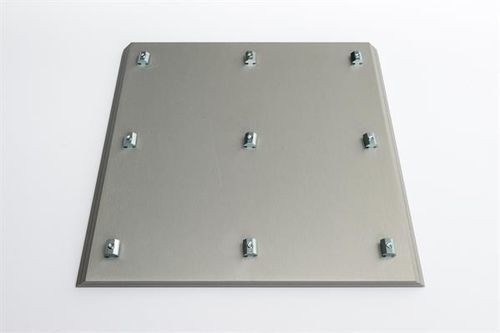 Plaque d'appui en T - GK.01.012 - Morali GmbH - en aluminium / carrée / plate