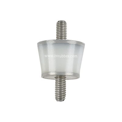 Support antivibratoire cylindrique - VVS - ZHONG XIANG RUBBER PRODUCTS CO LTD - en métal / en silicone / pour machines