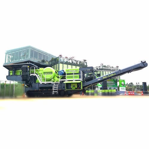 Concasseur à mâchoire - MC-106J - Guangxi Mesda Engineering Machinery Co., Ltd - mobile / pour tous types de matériaux / sur chenilles