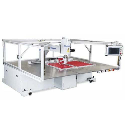 Machine à coudre point noué - RPAS-L-R-1-1200×800-A-FD5-HR2.6 - Tianjin Richpeace AI Co., Limited - à deux aiguilles / à 2 fils / pour applications automobiles