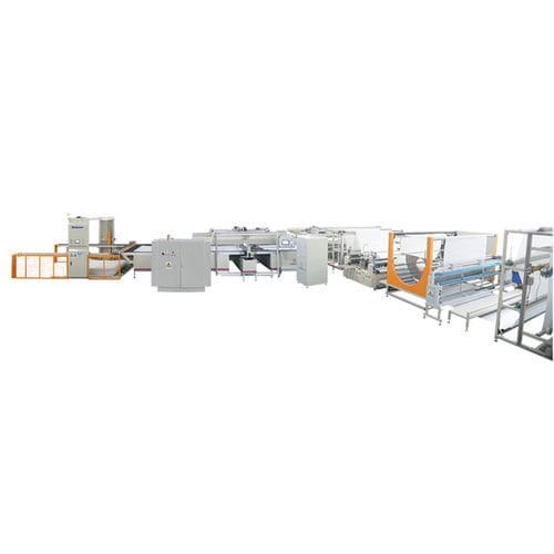 Ligne de couture longitudinale - RPSS-NM-CS-4-2900×2800-SW-CN-CMR-3P380 - Tianjin Richpeace AI Co., Limited - point de chaînette / pour tissus éponge / automatique