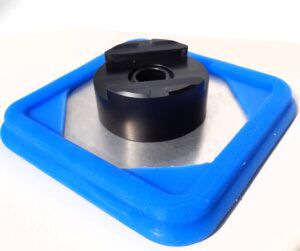 Ventouse carrée - PAD  - Gripwiq ApS - plate / en silicone / pour l'industrie agroalimentaire