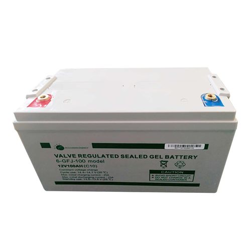Batterie acide-plomb gel - 6 GFJ 120 - Eco Green Energy - 12 V / solaire / IEC