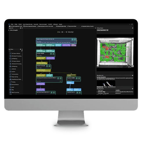 Logiciel pour la vision industrielle - Mech-Vision - Mech-Mind Robotics - graphique / de traitement d'images / de palettisation