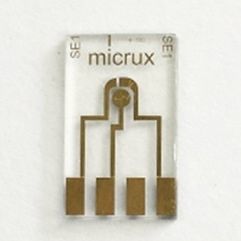 Électrode électrochimique à couche mince - ED-mSE-10-Au - Micrux Fluidic - à fil d'or / en titane / pour électroanalyse