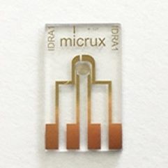 Électrode électrochimique à couche mince - ED-IDRA1-Au  - Micrux Fluidic - à fil d'or / en titane / pour électroanalyse