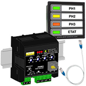 Relais de surveillance modulaire - PH001 & PAN45-01-00 - AMI - de sous-tension / de surtension / d'ordre de phases