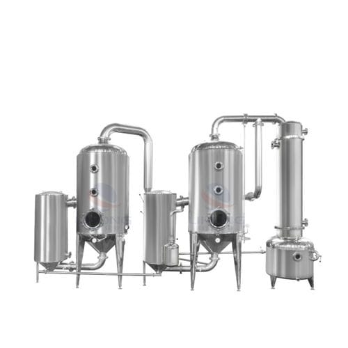 Concentrateur à double effet - SJN series - Wenzhou Lihong Machinery TECHNOLOGY Co., LTD - pour l'industrie agroalimentaire / pour l'industrie pharmaceutique