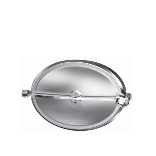 Trou d'homme en acier inoxydable - Wenzhou Lihong Machinery TECHNOLOGY Co., LTD - sanitaire / ovale