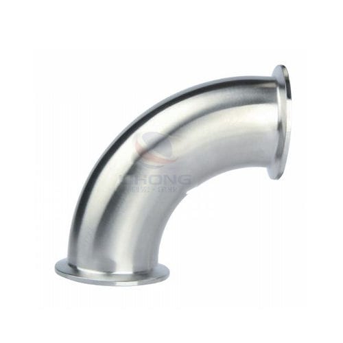 Coude de tuyauterie en acier inoxydable - Wenzhou Lihong Machinery TECHNOLOGY Co., LTD - 90° / sanitaire