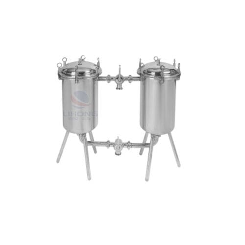 Filtre à liquide - Wenzhou Lihong Machinery TECHNOLOGY Co., LTD - à lait / à panier double / à tamis