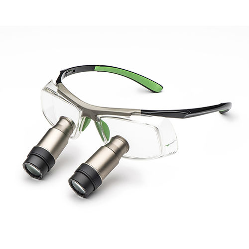 Lunettes de protection à loupe prismatique - Techne RX Prismatic - UNIVET - en polycarbonate / en caoutchouc / en métal
