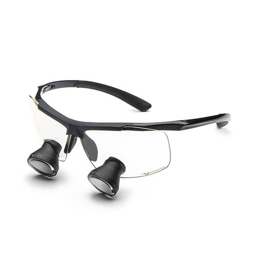 Lunettes de protection en polycarbonate - Techne Galilean - UNIVET - en métal / enveloppante / loupe