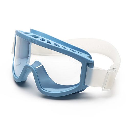 Lunettes-masque de protection pour salle blanche - 611 Byoxene - UNIVET - en caoutchouc / en polycarbonate / enveloppante