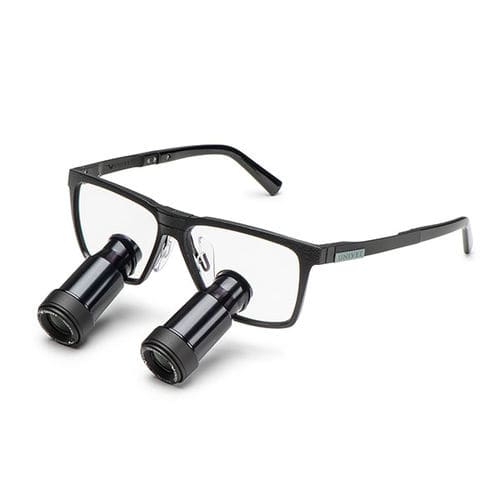 Lunettes de protection à loupe prismatique - One Prismatic - UNIVET - alliage d'aluminium / en titane / avec protection latérale