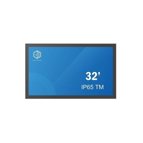 Moniteur LCD - GM32IP65TM - Shenzhen Golden Margins Co., Ltd.  - à technologie capacitive projetée / industriel / 32"
