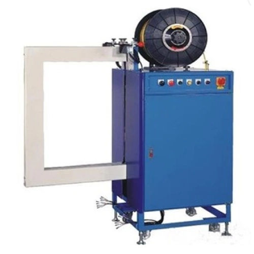Cercleuse semi-automatique - DB-0860AC - Shandong Dyehome Intelligent Equipment Co.,Ltd - de palettes / pour feuillards en polypropylène / 220V monophasé