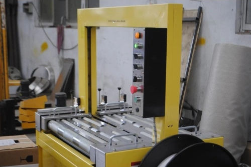 Cercleuse automatique - DBA-004 - Shandong Dyehome Intelligent Equipment Co.,Ltd - de palettes / de colis / pour feuillards en polypropylène
