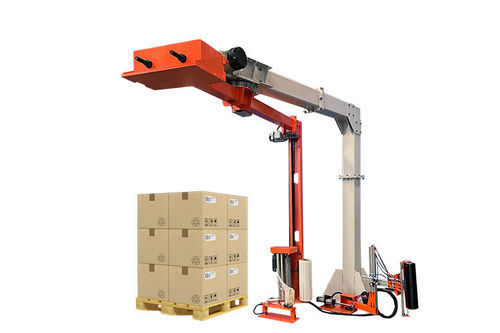 Banderoleuse à bras tournant - R1800FZ - Shandong Dyehome Intelligent Equipment Co.,Ltd - automatique / à freinage mécanique / à film étirable