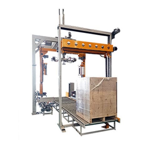 Banderoleuse à bras tournant - Shandong Dyehome Intelligent Equipment Co.,Ltd - automatisée / pour pièce de grande dimension / pour produits encombrants