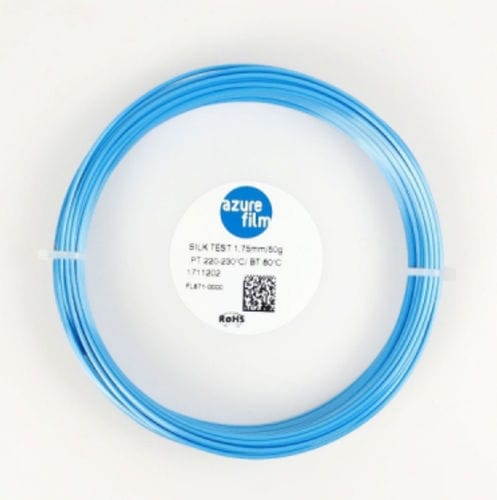 Filament SILK pour imprimante 3D - FL871 series - AzureFilm d.o.o. - 1,75 mm / bleu / marron