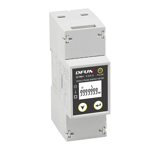 Compteur d'énergie électrique monophasé - DFPM91  - DFUN (ZHUHAI) CO.,LTD. - sur rail DIN / 50 Hz / RS-485