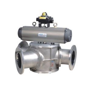Vanne d'aiguillage pour transport pneumatique - Hanrui Puzer - pour produits alimentaires / pour céréales / pour applications lourdes