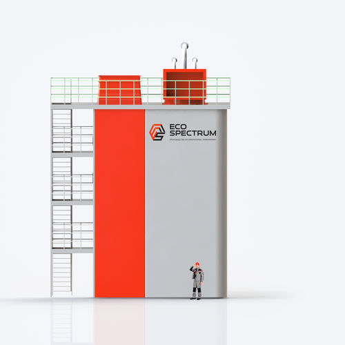 Chaudière d'eau chaude - GEOTHERM WGB (V) 68,9 - Eco-Spectrum LLC - à gaz / à tubes d'eau / verticale