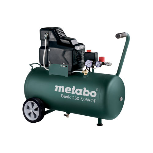 Compresseur à piston - BASIC 250-50 W OF  - Metabowerke - d'air / mobile / sans huile