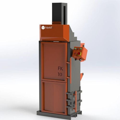 Presse à balles pour déchets - Fk-10 - FabrikTec Brasil - verticale / à chargement frontal / automatique